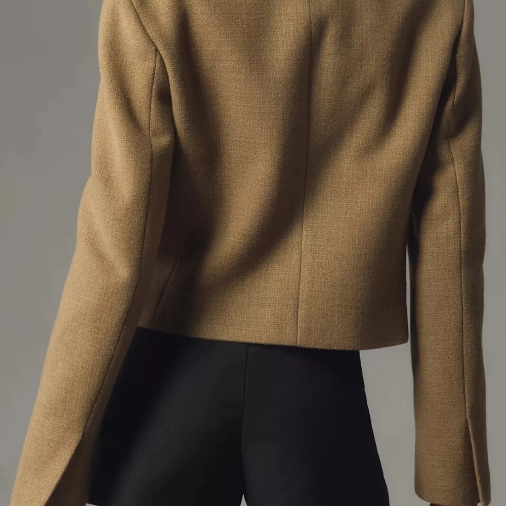 ANTHROPOLOGIE Cropped Blazer Jacket size 12 - Picture 5 of 13